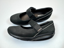 MBT Art Mary Jane Walking Shoes Women 9-9.5 Black Rocker Sole Comfort High back