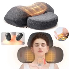 3-In-1 Neck Massager Pillow With Vibration Heating Therapy Airbag Stretching