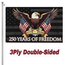 250 Anniversary USA Flag, 3x5 Ft, 1776-2026 America 250th of Merchandise