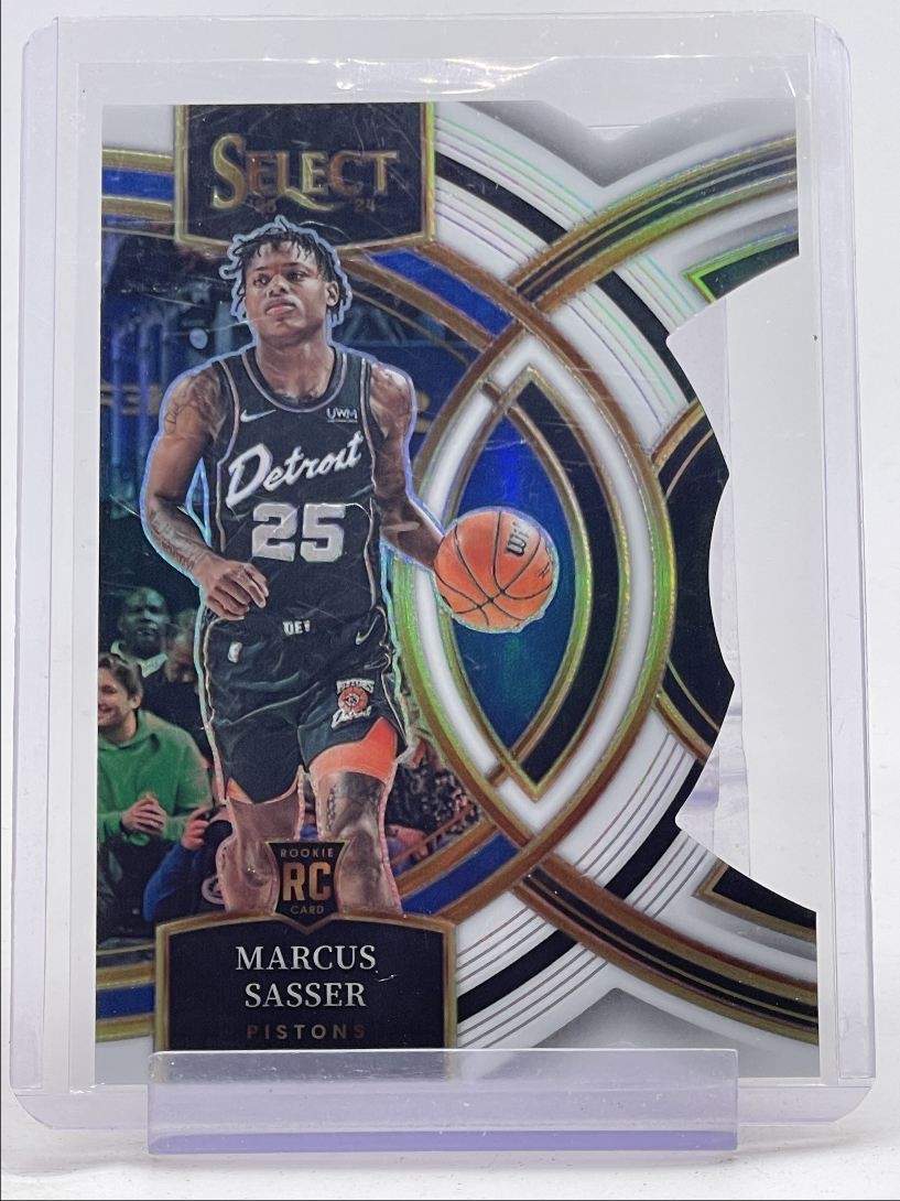 MARCUS SASSER 2023-24 SELECT PREMIER ROOKIE DIE CUT WHITE PRIZM RC /149 Q5700