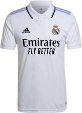 NEW ADIDAS REAL MADRID HOME WHITE MEN PLAYER VERSION SOCCER JERSEY 22/23