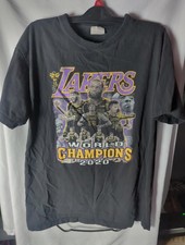 Pro West Los Angeles Lakers 2020 World Champions Black Graphic T-Shirt XL