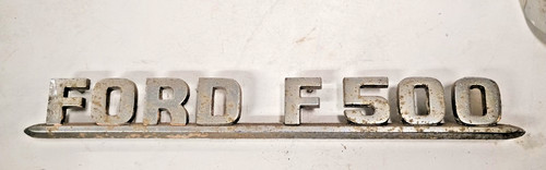 Vintage OEM Ford F500 Fender Badge Emblem ,Truck