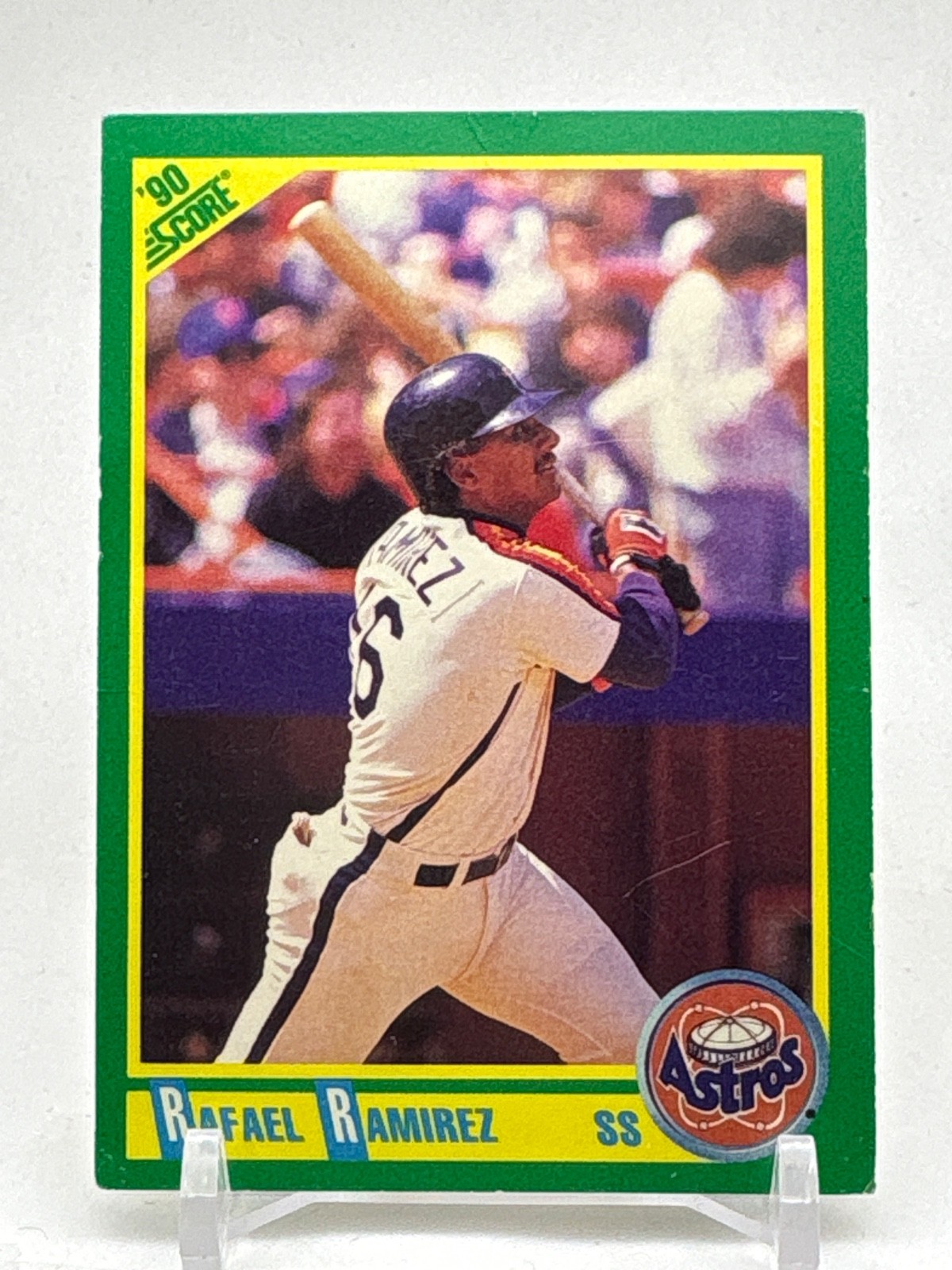 1990 Score #42 Rafael Ramirez Houston Astros