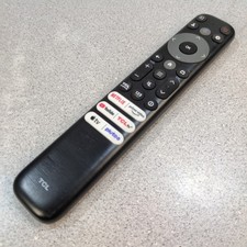 TCL TV Remote RC813 FMBG with Netflix/Prime/YouTube/TCL/AppleTv/Pluto TV Keys