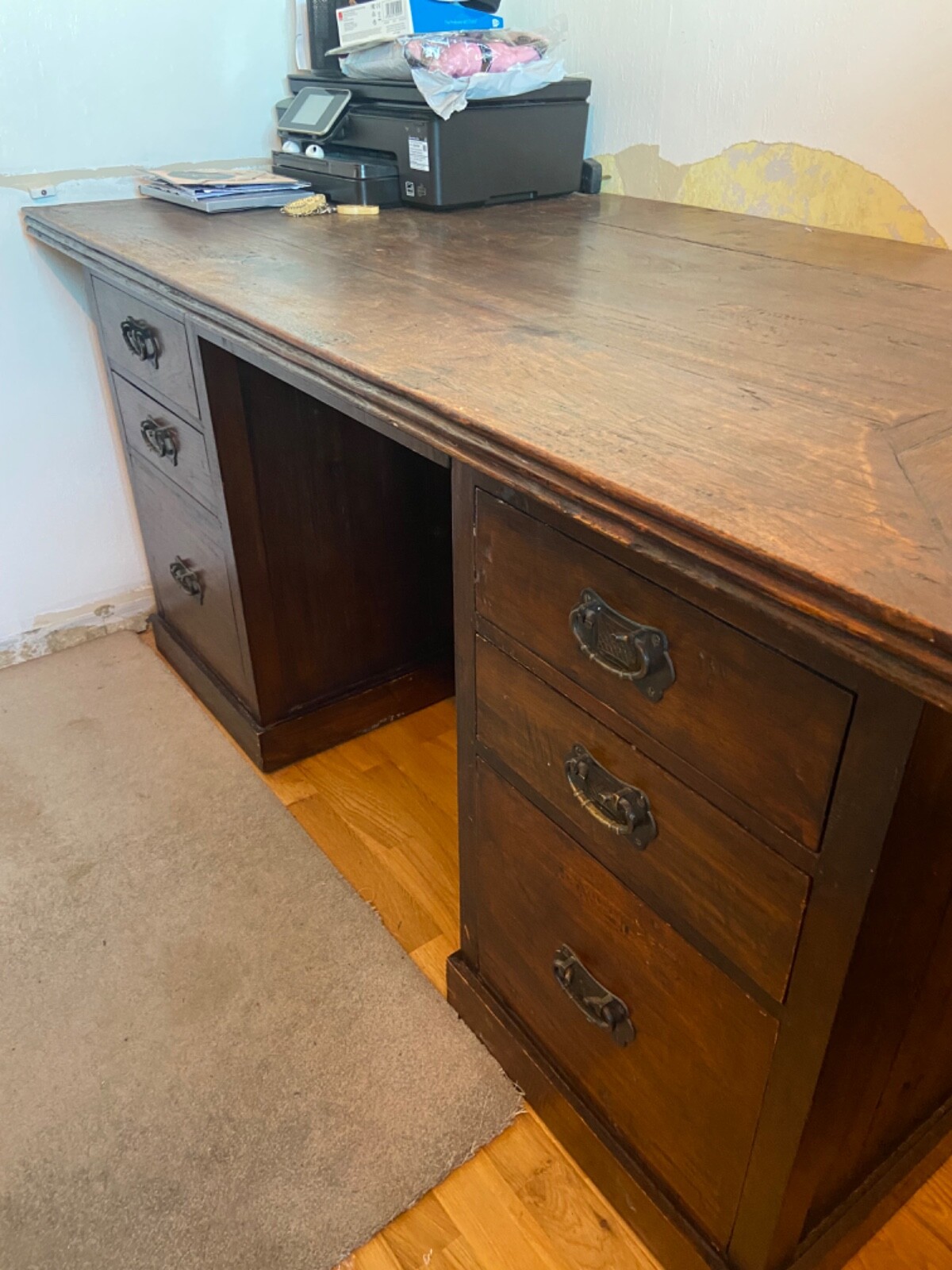 used office desk with drawers eBay