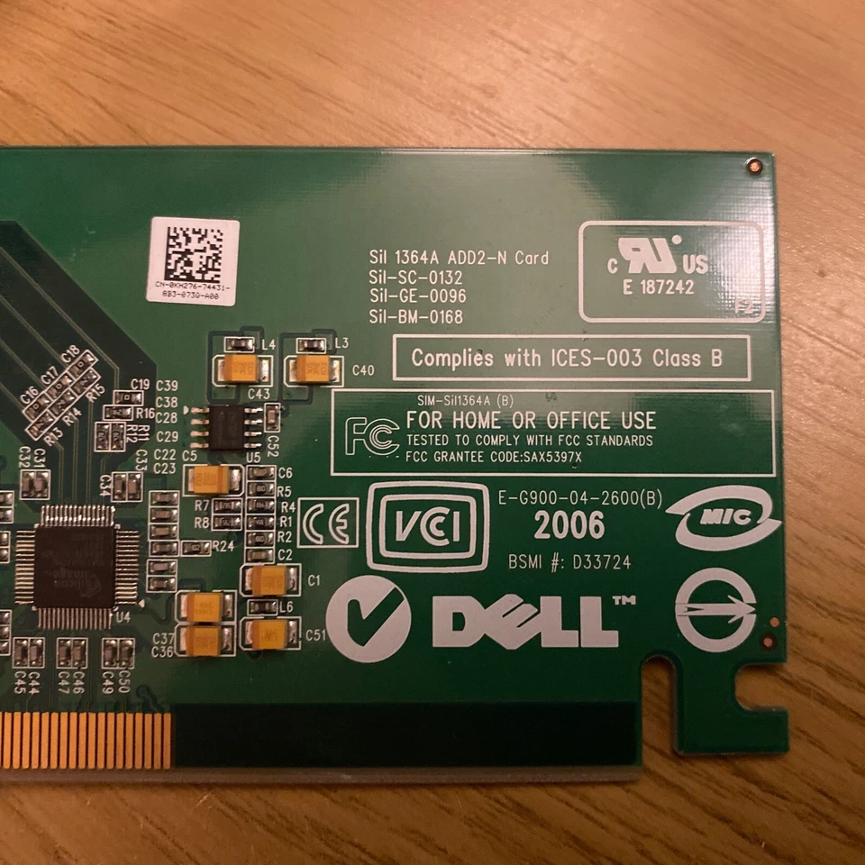 Dell DVI-D Video Card E-G900-04-2600(B) Low Pro - Image 2 of 3