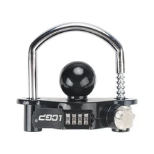 Trailer Lock Universal Hitch Lock With Combination Lock Fit 1-7/8", 2", 2-5/16"