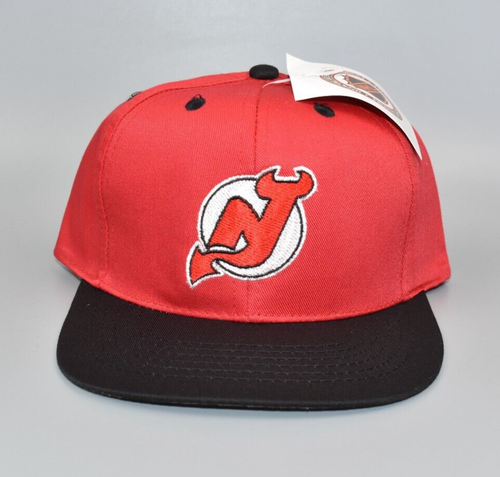 New Jersey Devils KIDS Vintage Snapback Cap Hat - NWT - 第 1/6 張圖片
