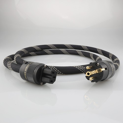 HIFI Powercord High-End Netzkabel C13 Schukostecker Audio-Stromkabel - Picture 3 of 11