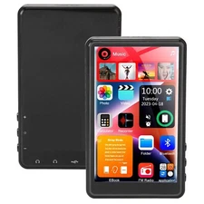 48GB Mp3 Player bundle, 4.0" Bluetooth Touchscreen w/ Earphones, Up to 256 GB