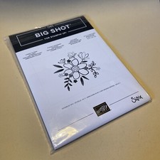 Sizzix Stampin Up LIVELY FLORAL Textured Impressions Big Shot embossing folder