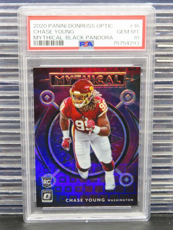Chase Young Panini Donruss Optic Mythical #16 Black Pandora