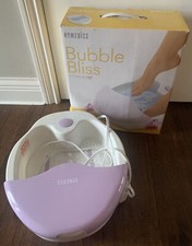 Homedics Bubble Bliss Deluxe Luxury Footbath Foot Spa Heat Massage Relaxation