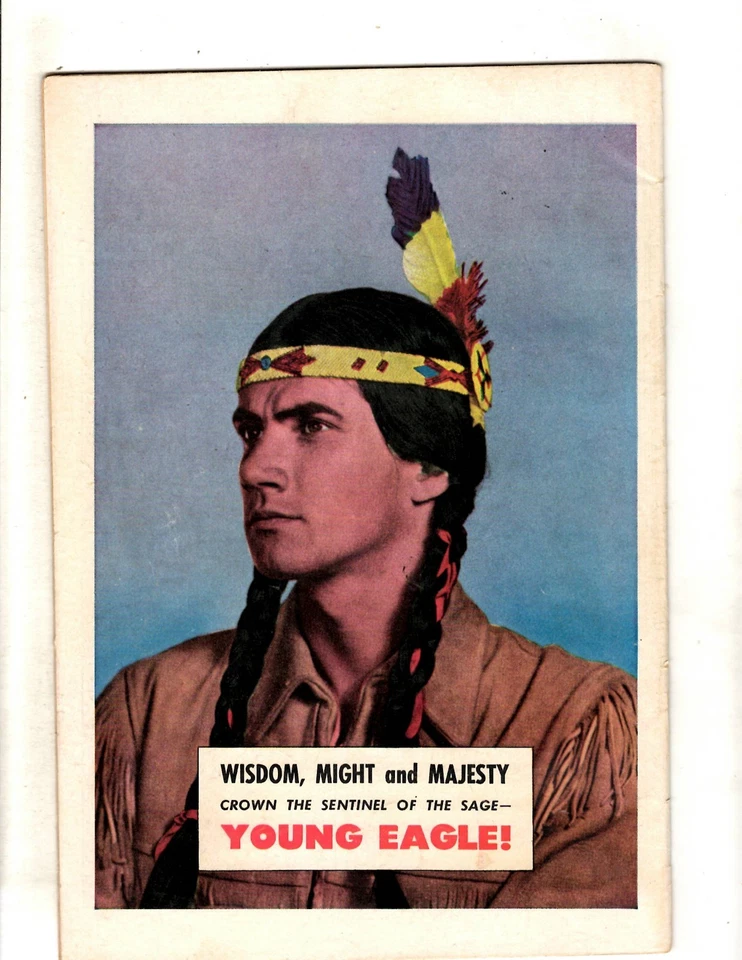Libro de cómics de la Edad de Oro Young Eagle # 2 FN Fawcett vaquero indio occidental JL16 Foto 2 de 2