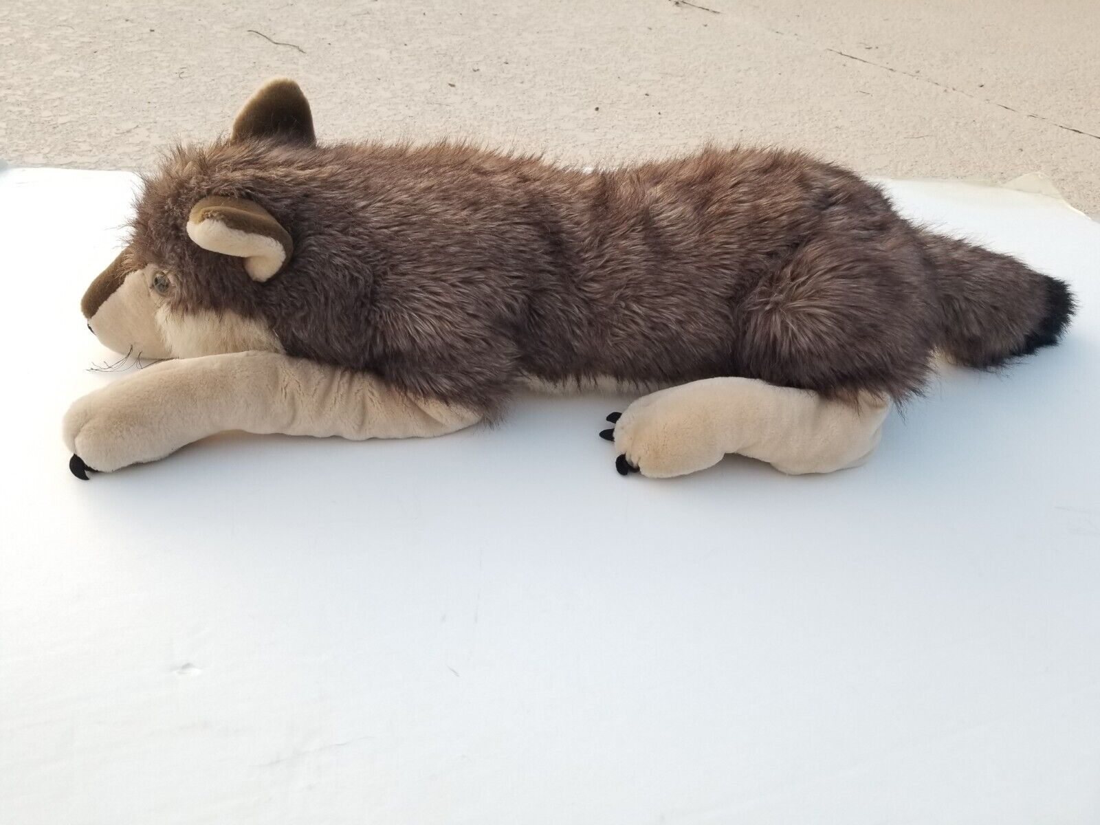 jumbo wolf plush
