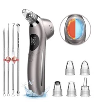 Blackhead Remover Pore Vacuum Electric Extractor Hot Cold Compress Cleaning Tool