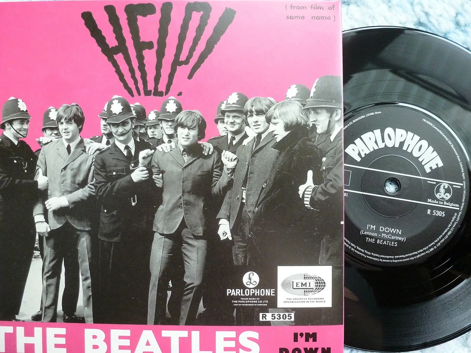 BEATLES 45 RPM 7" VINYL - Help! W/PIC SLEEVE 2019 REISSUE Foto 2 de 2