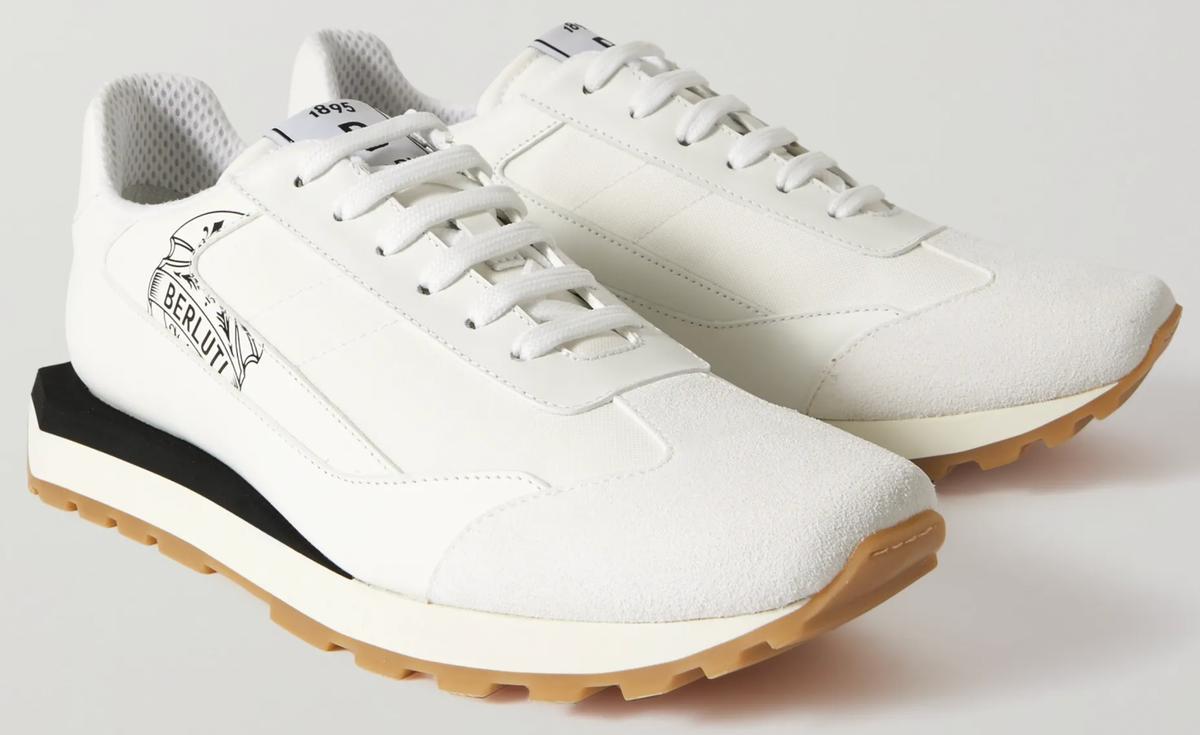 BERLUTI Signature Graphic Leather Sneakers Trainers Schuhe Shoes