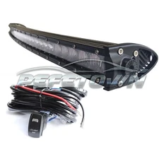 Single Row 42Inch Curved LED Light Bar Flood Spot Combo Pickup ATV SUV UTE Truck