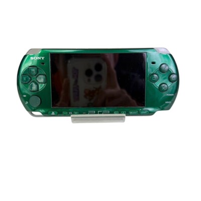 PSP 3000 Spirited Green Handheld Console w/ Charger Battery Memory