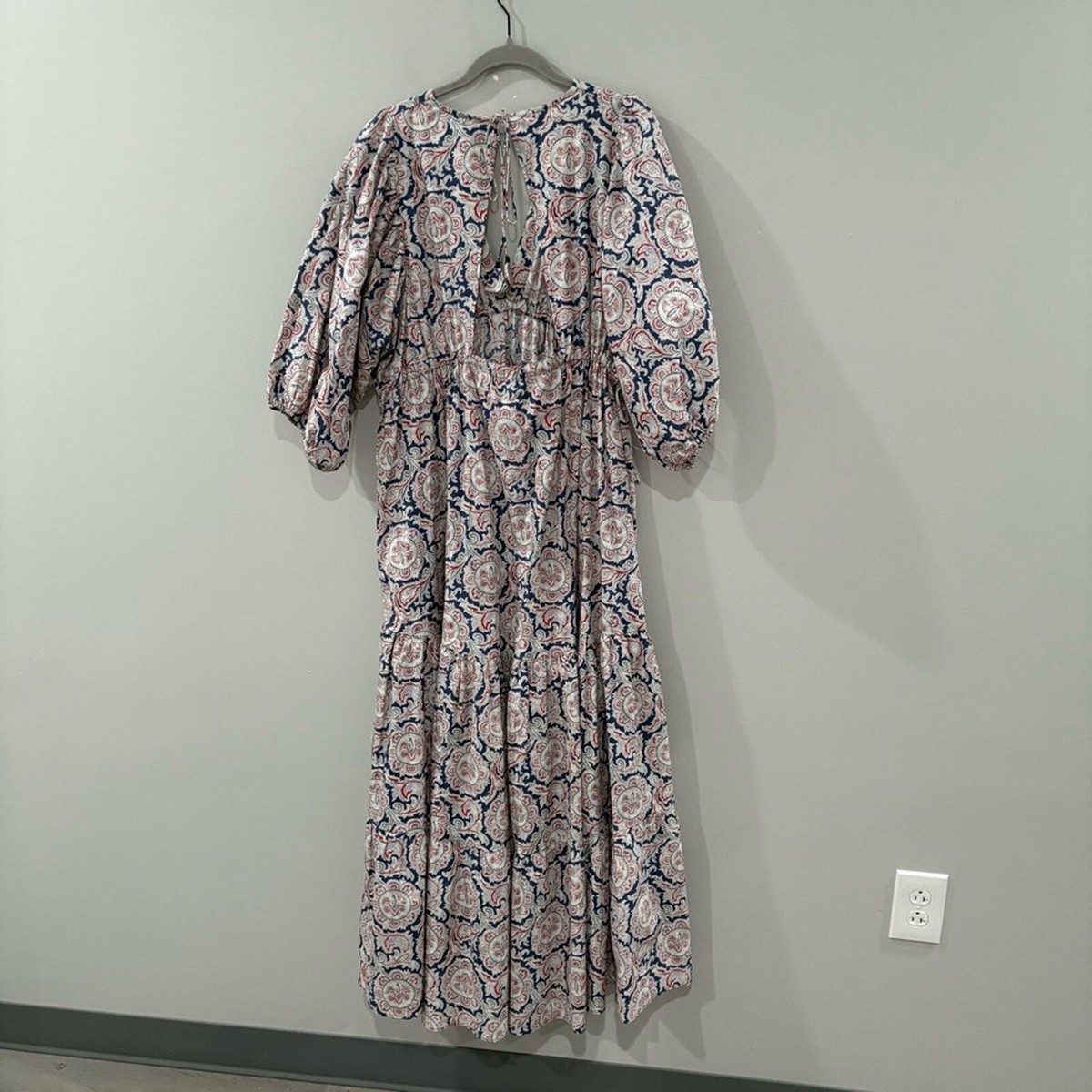 Chufy x Mango Dress Limited Edition Cotton Printed Maxi in Purple Floral |  eBay