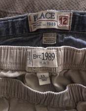 Boy Size 12 The Childrens Place Pants Lot Of 2