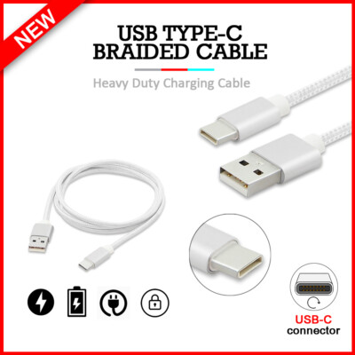 B2G1 Free USB Type-C 6' Braided Cable for Samsung Galaxy S20 FE/Z Flip/Z Fold 2