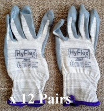 12 Pairs Polyco Ansell Palm Grip Gloves Size 6 XS