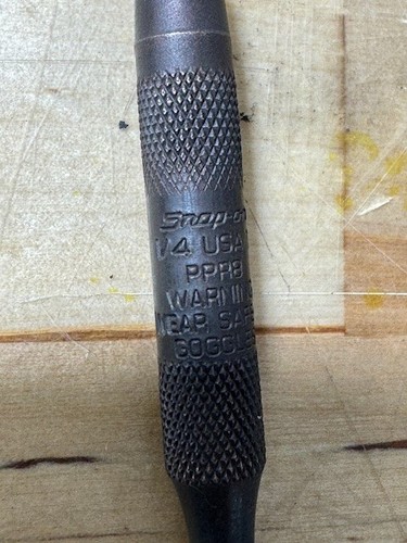 SNAP-ON TOOLS Model PPR708K 1/16" - 1/4" ROLL PIN PUNCH SET - Picture 8 of 17