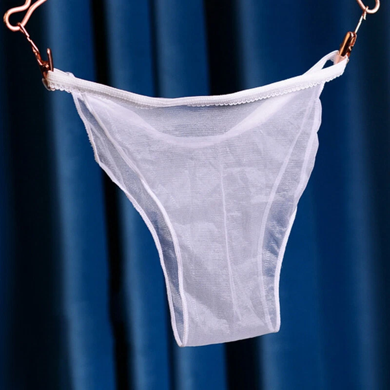 Ropa Interior Bragas Tanga Tanga Lencería Delgada Ver a Través Sexy Transparente Mujeres Foto 2 de 4
