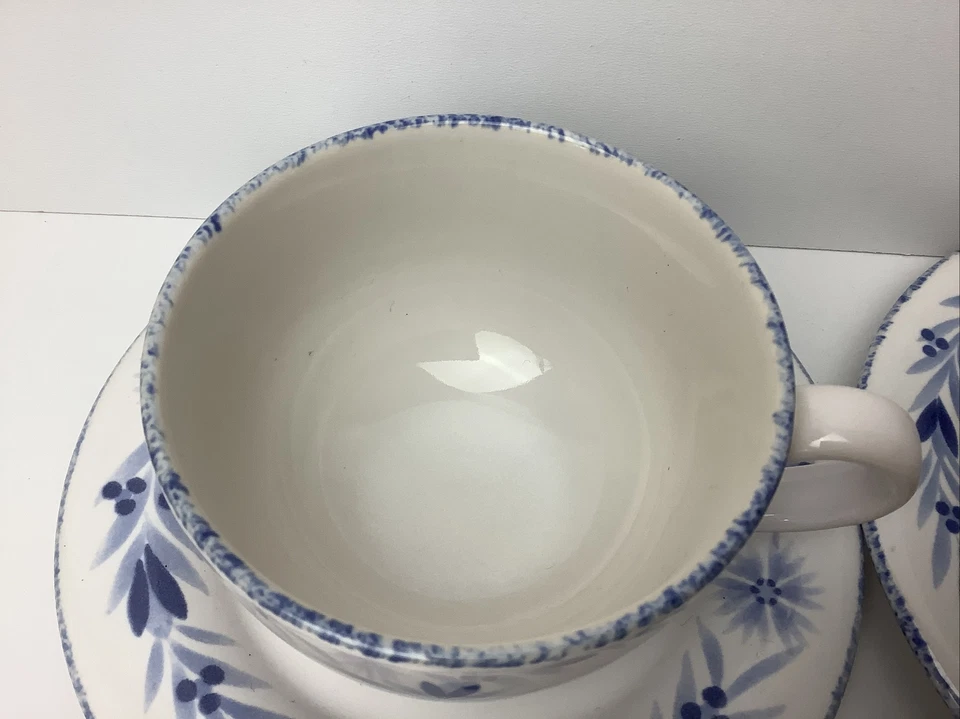 Marks & Spencer M&S Provence 2 x Cups & Saucers Superb Condition - Image 4 of 4