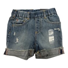 NWT GAP Baby Girls Denim Shorts Sz 6-12M - 12-18M - 18-24M Medium Wash 574790