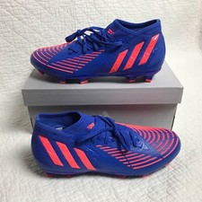 adidas Predator Edge.2 FG Football Soccer Cleats Men  s SZ 8.5 Blue GW2270 NWOB