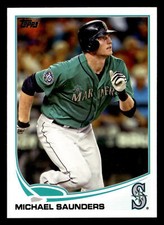 Michael Saunders 2013 Topps #297 Seattle Mariners BUY3GET1FREE