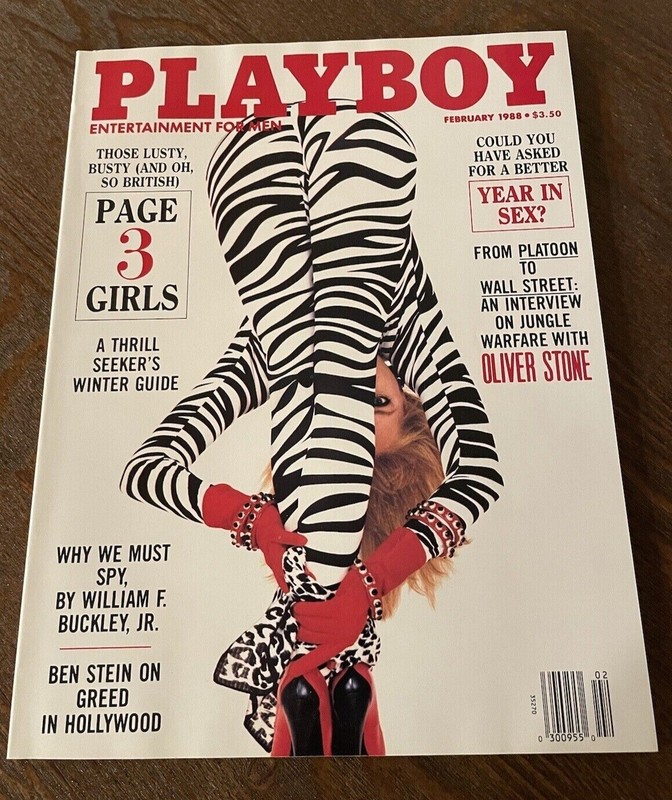 Playboy February 1988 Centerfold Kari Kennell Playmate Intact Vintage