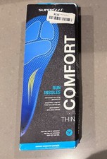 Superfeet Comfort Thin Ergonomic Run Insoles Blue US M 2.5-4 W 4.5-6