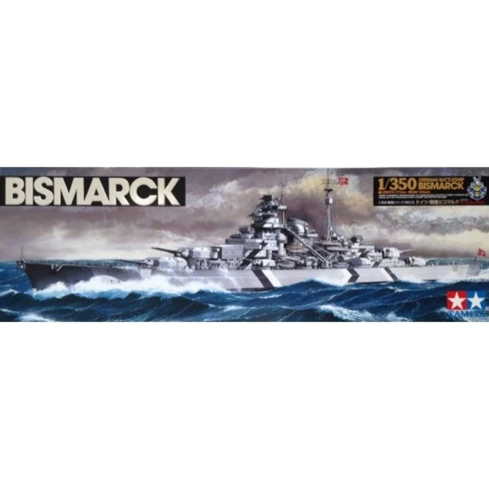 TAMIYA BISMARCK GERMAN BATTLESHIP 1/350 #78013