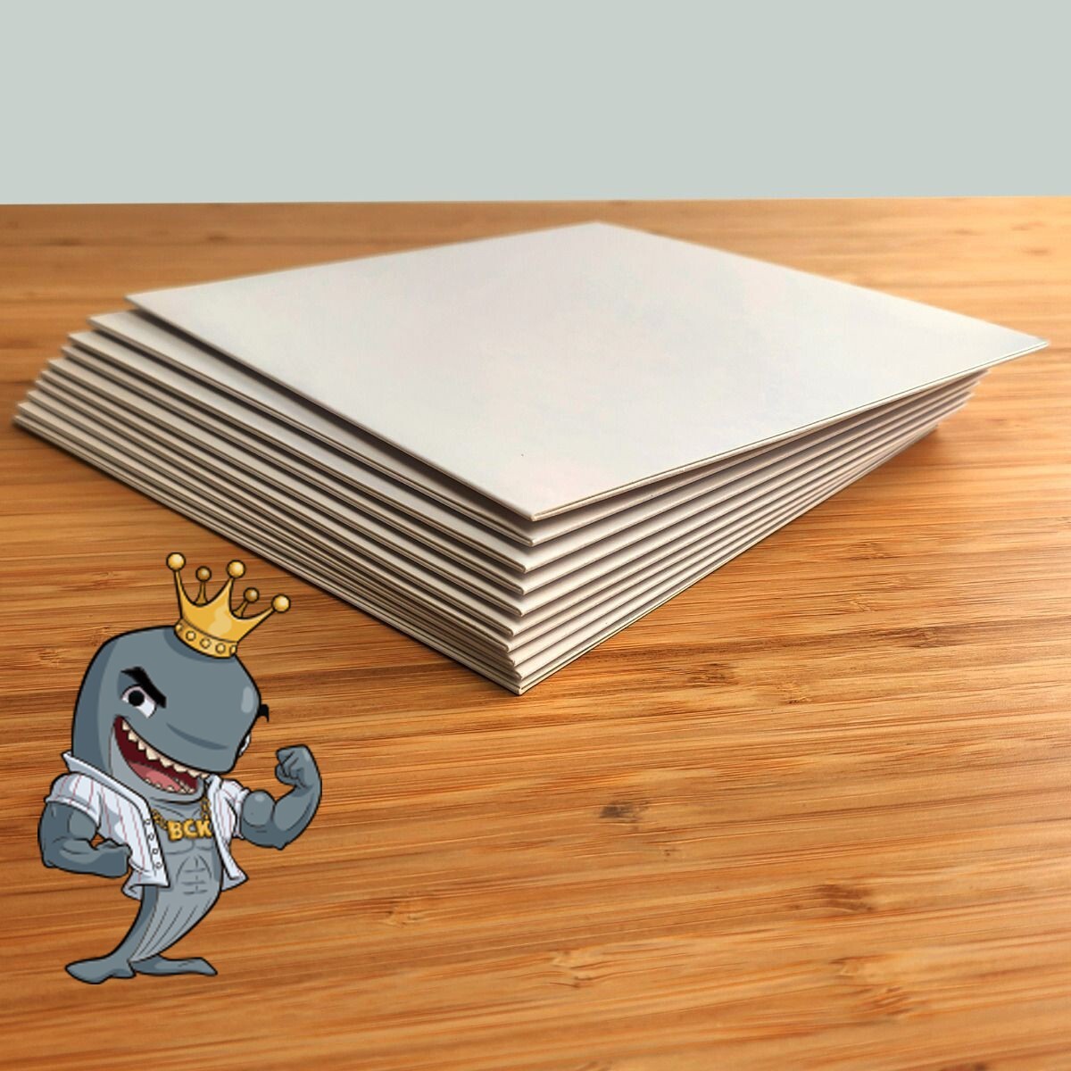 Sq Corners 45 Rpm 10ct Cardboard Whi No Hole Free Ship