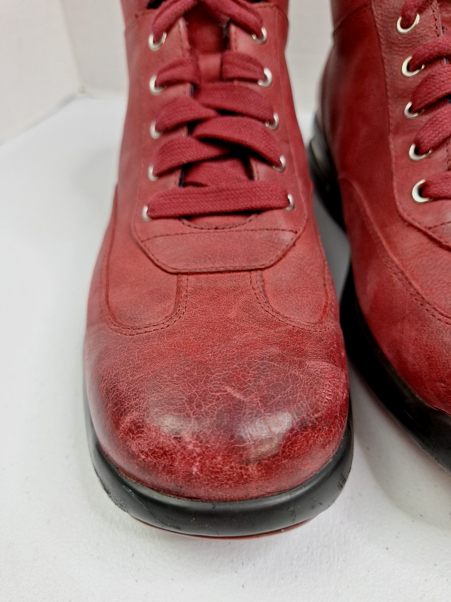Cole Haan Air Connor Boot, Cayenne Suede Cole Haan Mens Air Conner Boots 9M Cayenne Red Millennium  main image 4