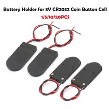 1/5/10/20x CR2032 3V Button Coin Cell Battery Holder Case Box With On-Off Switch