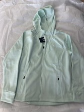 New Under Armour DFO Swacket Full Zip Hooded Jacket in Seaglass Blue Women s XL