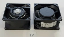 *NEW* LOT OF 2 Comair Rotron SPRITE SU3E9Y 5 Blade Fan Metal 230V .07/.06A