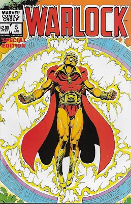Warlock Special Edition No.5 / 1983 The Avengers Gamora & Thanos / Jim Starlin