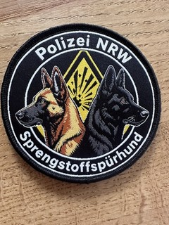 Polizei NRW Diensthundführer Patch Sprengstoffspürhund