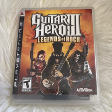 Guitar Hero III: Legends of Rock PS3 Activision 2007 NTSC-U/C Manual Included