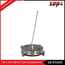 16.5'' Pressure Washer Surface Cleaner 4000PSI Power Washer Cleaner w/ Wheels