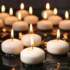 12 Pack Floating Candles 2 inch - White - Floating Candles for centerpieces -...