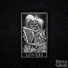 Lovers Tarot Card Large Back Patch   Gothic Punk Patch Occult Emo Metal Sew-On