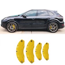 4pcs Yellow Aluminium Caliper Cover For Porsche Cayenne Car Accessories